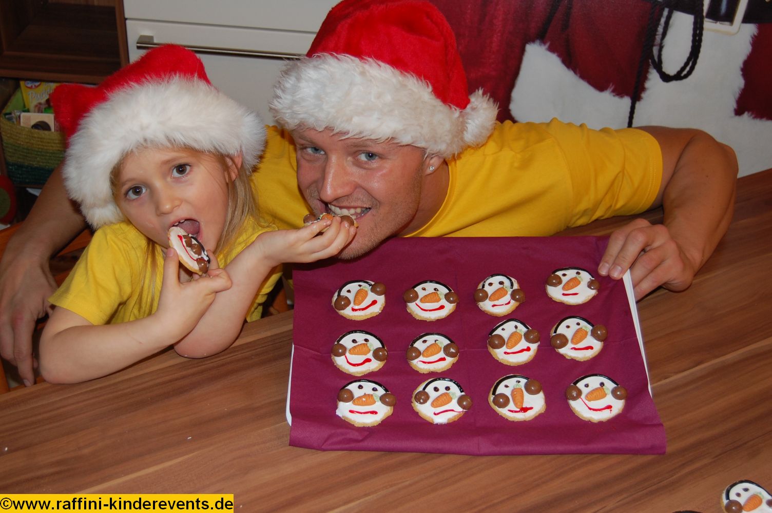 Backen mit Kindern – Schneemann Weihnachtskekse (27 ...