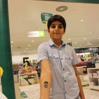 Galeria Kaufhof Mannheim - Airbrush Tattoos, Schulmarkt 2016 (17)