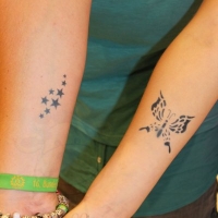 Galeria Kaufhof Mannheim - Airbrush Tattoos, Schulmarkt 2016 (25)