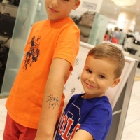 Galeria Kaufhof Mannheim - Airbrush Tattoos, Schulmarkt 2016 (9)