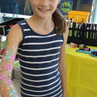 Kinderschminken LIDL Neueroeffnung Bruehl-Juli 2017 (16)