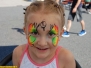 Kinderschminken Sommerfest Firmenfeier Dachsen SE Mannheim, Juni 2017