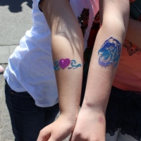 Glitzer Tattoos Maimarkt Messe 2016 (2)