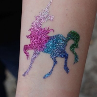 Glitzer tattoos Maimarkt Mannheim 2016 (1)