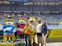 Raffini beim Handball Spiel, Rhein-Neckar- Loewen, Familienevent in SAP Arena - 9 April 2023