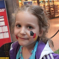 Fussball Fan Schminken, Rathaus Center,Ludwigshafen 2016 (11)
