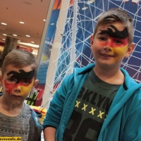 Fussball Fan Schminken, Rathaus Center,Ludwigshafen 2016 (8)