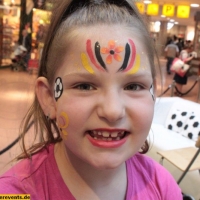 Fussball Fan Schminken, Rathaus Center,Ludwigshafen 2016 (9)