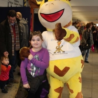 Recycling Basteln, Glitzer Tattoos, Maskottchen Messe (18)