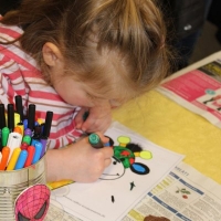 Recycling Basteln, Glitzer Tattoos, Maskottchen Messe (22)