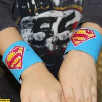Recycling Basteln, Glitzer Tattoos, Maskottchen Messe (37)