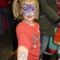 Recycling Basteln, Glitzer Tattoos, Maskottchen Messe (40)