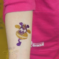 Recycling Basteln, Glitzer Tattoos, Maskottchen Messe (41)
