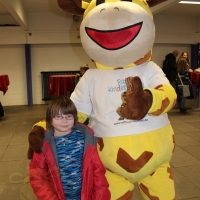 Recycling Basteln, Glitzer Tattoos, Maskottchen Messe (57)