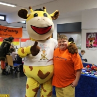 Recycling Basteln, Glitzer Tattoos, Maskottchen Messe (59)