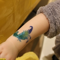 Glitzer Tattoos Weihnachten Kaufhof Mannheim (4)