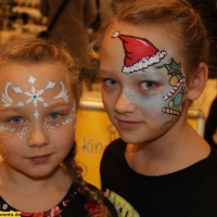Kinderschminken Weihnachten, Kaufhof Mannheim (31)