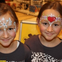 Kinderschminken Weihnachten, Kaufhof Mannheim (40)