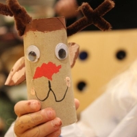 Galeria Kaufhof Nikolaus, X-mas basteln Mannheim (13)