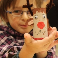 Galeria Kaufhof Nikolaus, X-mas basteln Mannheim (34)