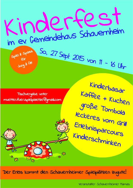 Kinderfest, Kinderbasar Schauernheim