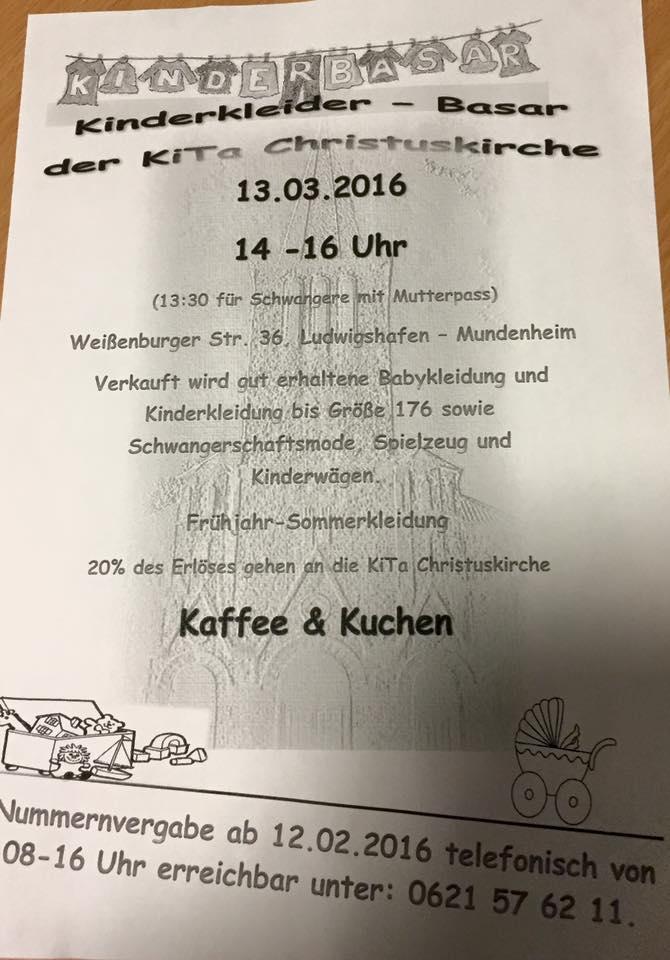 Kinder basar Ludwigshafen