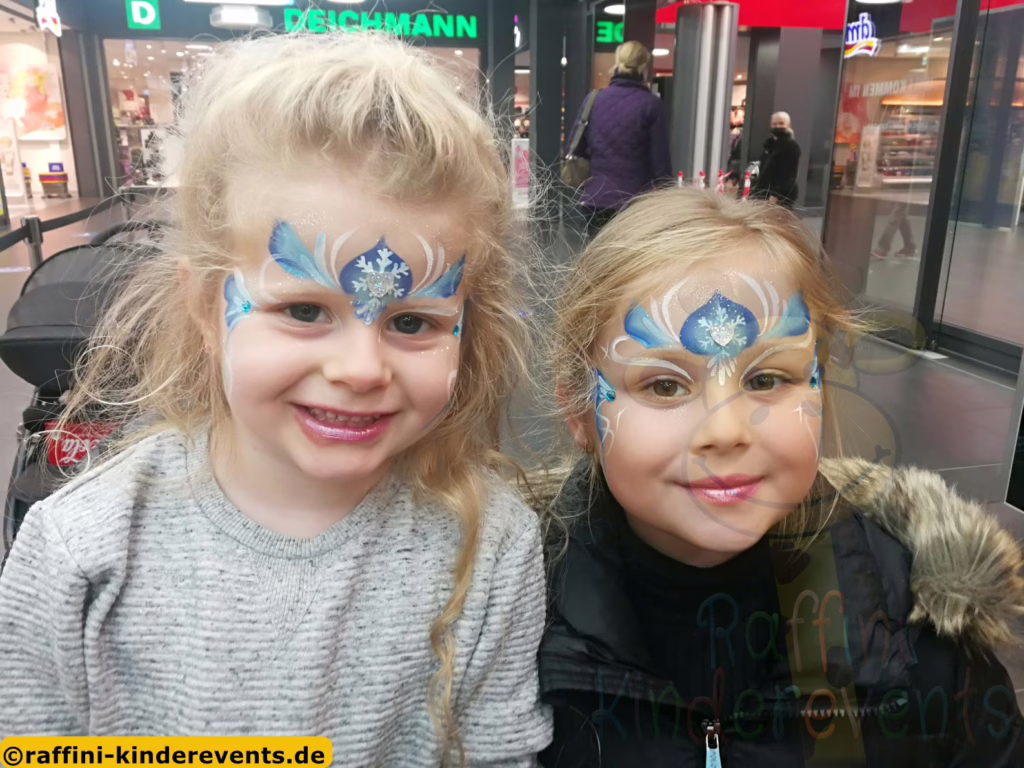 Kinderschminken Adventszeit Weihnachten