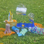 Recycling Basteln mit Kindern, T.d.o.T. Wasserwerk Mannheim Käfertal