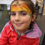 Kinderschminken, Herbst und Halloween Feier im Markthaus Mannheim