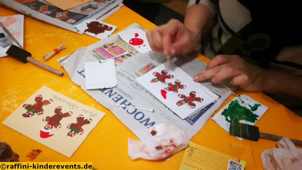 Adventsbasteln, Weihnachten Nikolaus Kinder