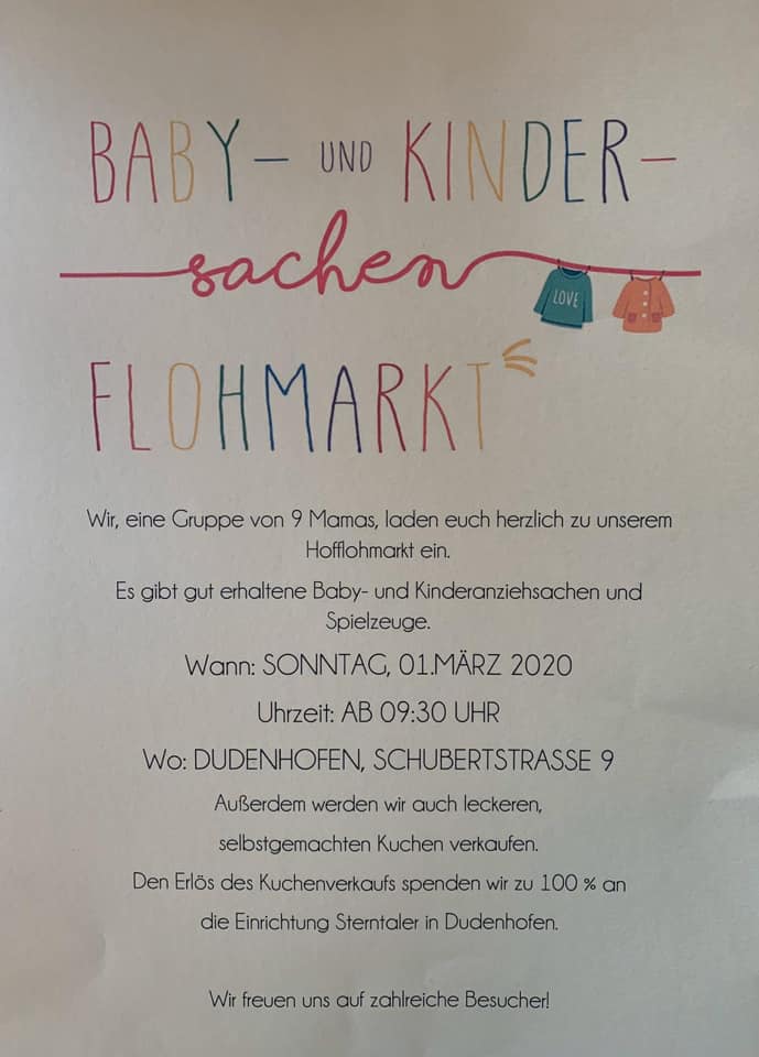 Baby, Kinder Flohmarkt Dudenhofen