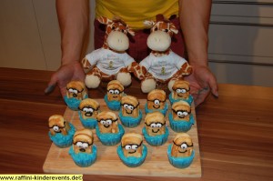 Backen fuer Kinder - Minions Muffins