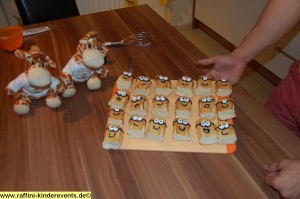 Backen fuer Kinder - Minions Muffins