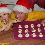 Backen mit Kindern - Schneemann Weihnachtskekse