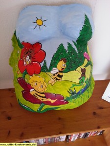 Bauch Gipsabdruck malen