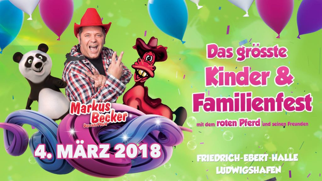 Das größte Kinder Familienfest mit dem roten Pferd