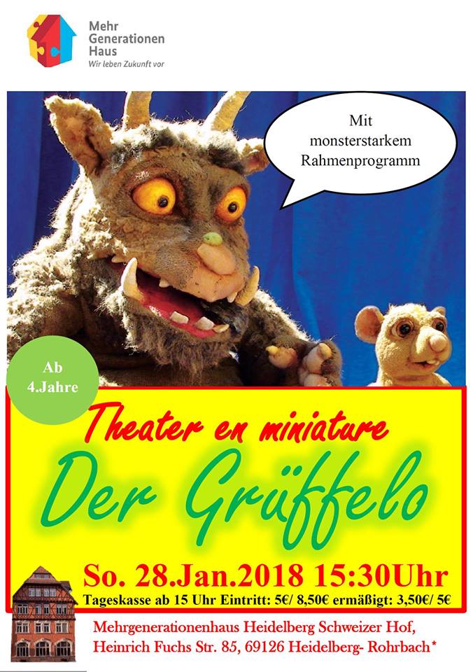 Der Grüffelo - Puppenspiel ab 4 Jahren im MGH