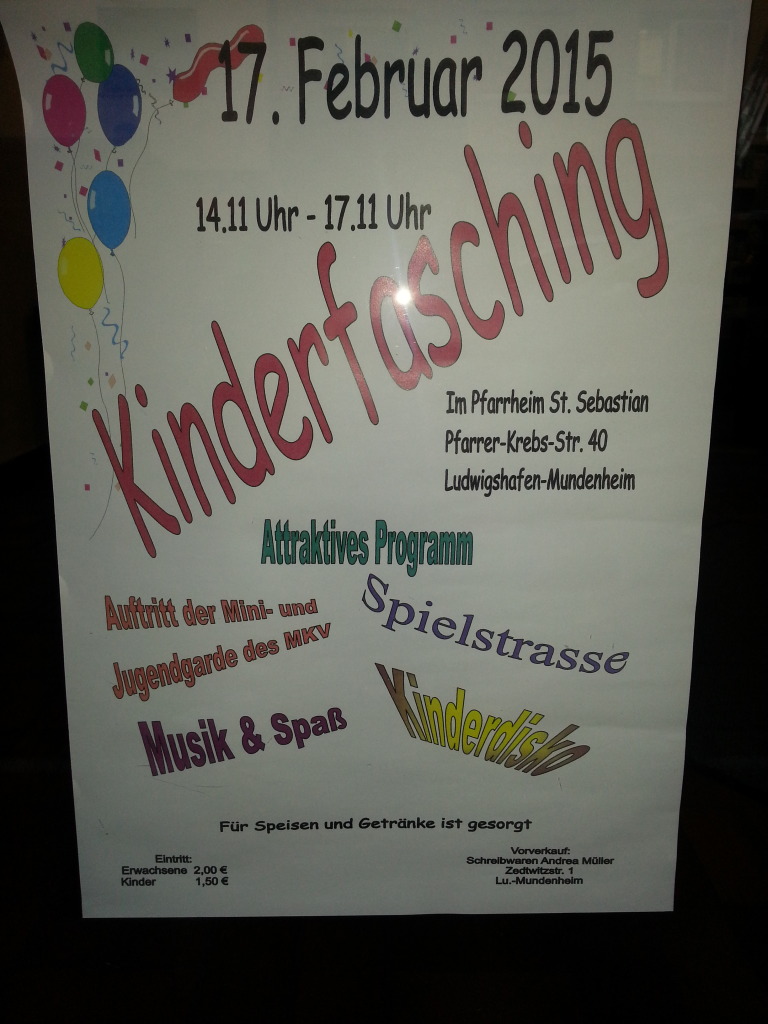 Faschingsparty 2015