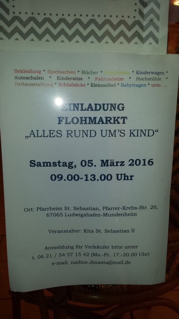 Flohmarkt Ludwigshafen 2016