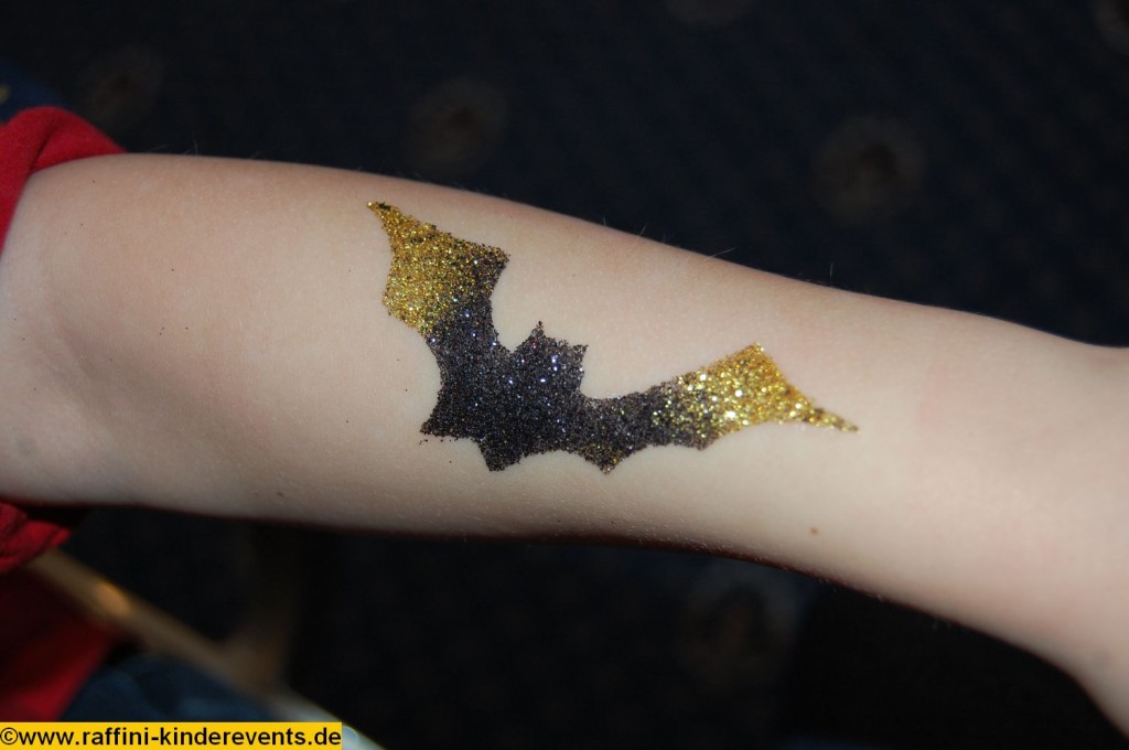 Glitzer Tatoos - Kinderevent Heidelberg