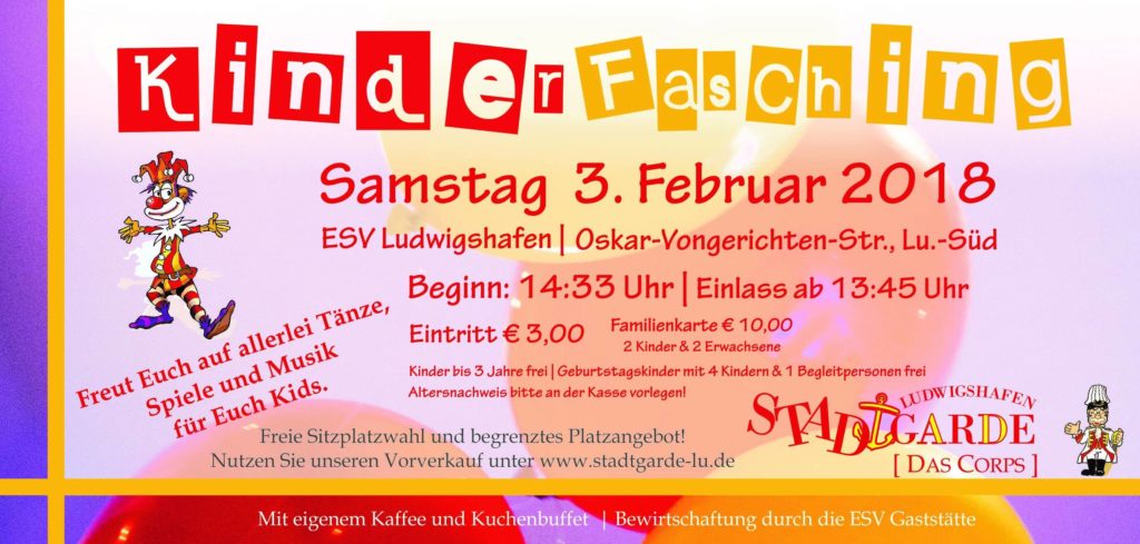 Kinder Fasching Ludwigshafen