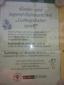 Kinder-und Jugendflohmarkt Ludwigshafen