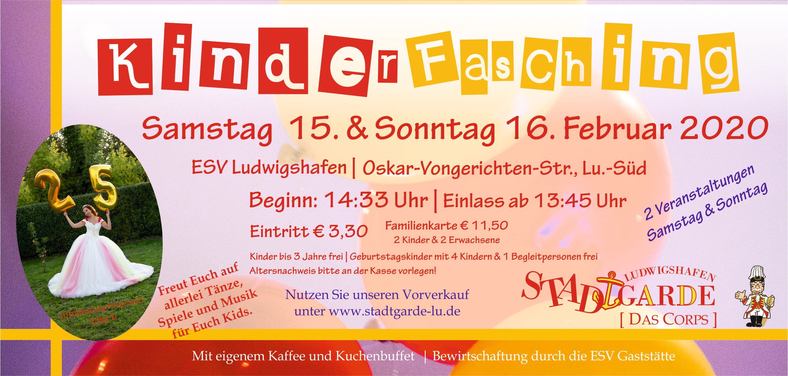 Kinderfasching ESV Ludwigshafen