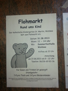 Kinderflohmarkt Waldsee