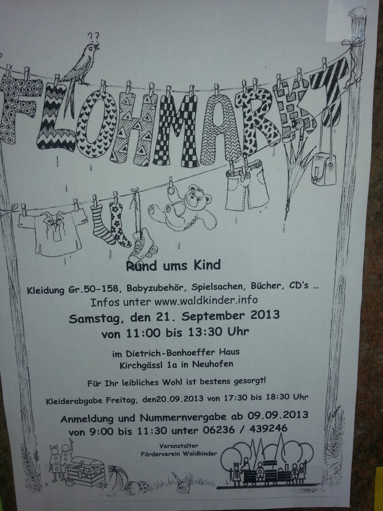 Kinderflohmarkt Neuhofen