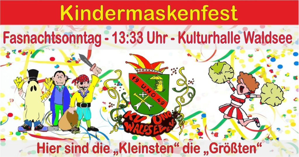 Kindermaskenball Waldsee 2020
