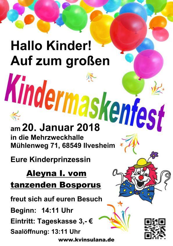 Kindermaskenfest 2018 Mannheim Ilvesheim
