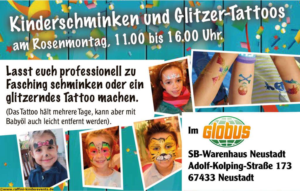Kinderschminken Globus