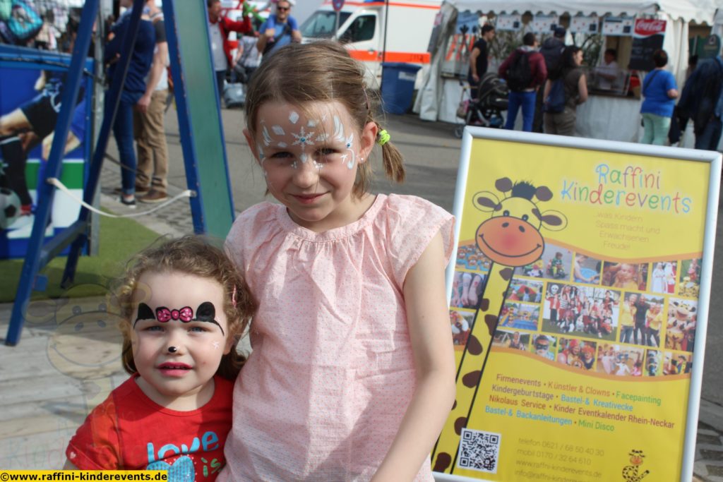Kinderschminken Maimarkt Mannheim 2015