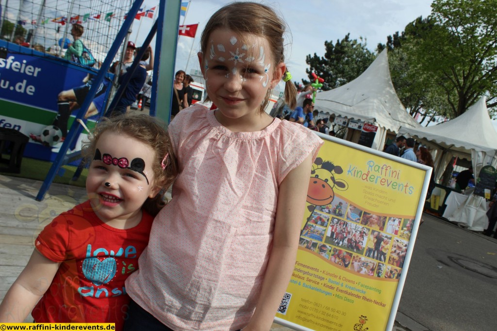 Kinderschminken Maimarkt Mannheim 2015